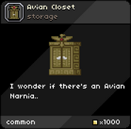 Avian Closet infobox