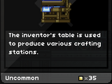 Inventor's Table