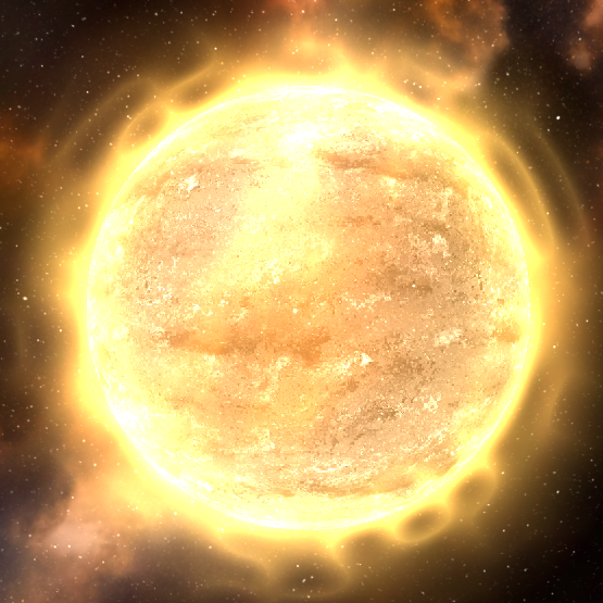 yellow main sequence star