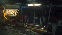 Entrance to Dumper's Depot in Port Olisar