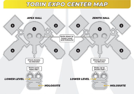Tobin Expo Center Map