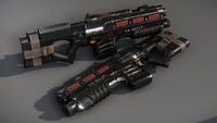 The old model of the Devastator Shotgun, called Devastator 12