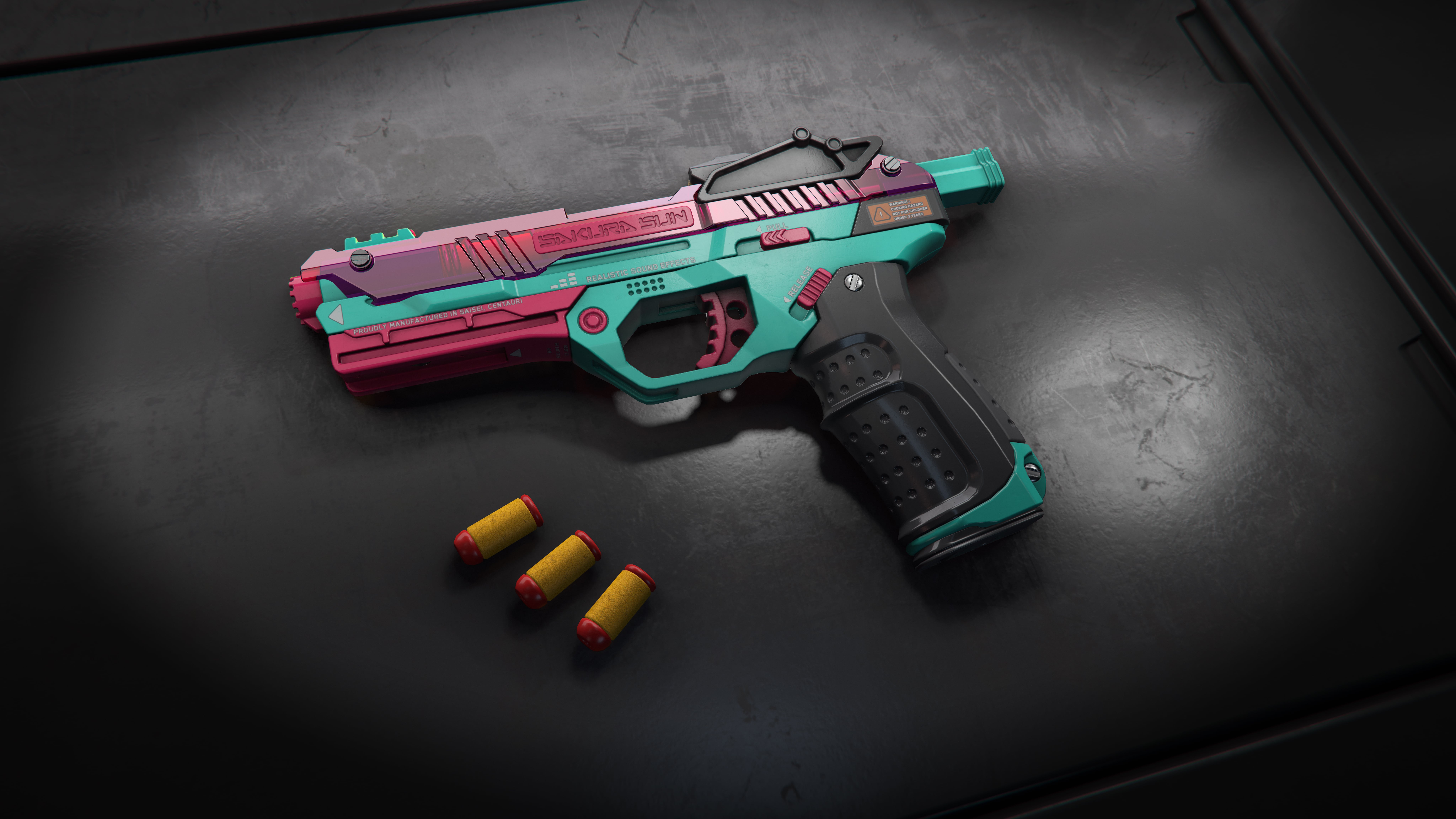 WowBlast Teal Desperado Toy Pistol | Star Citizen Wiki | Fandom