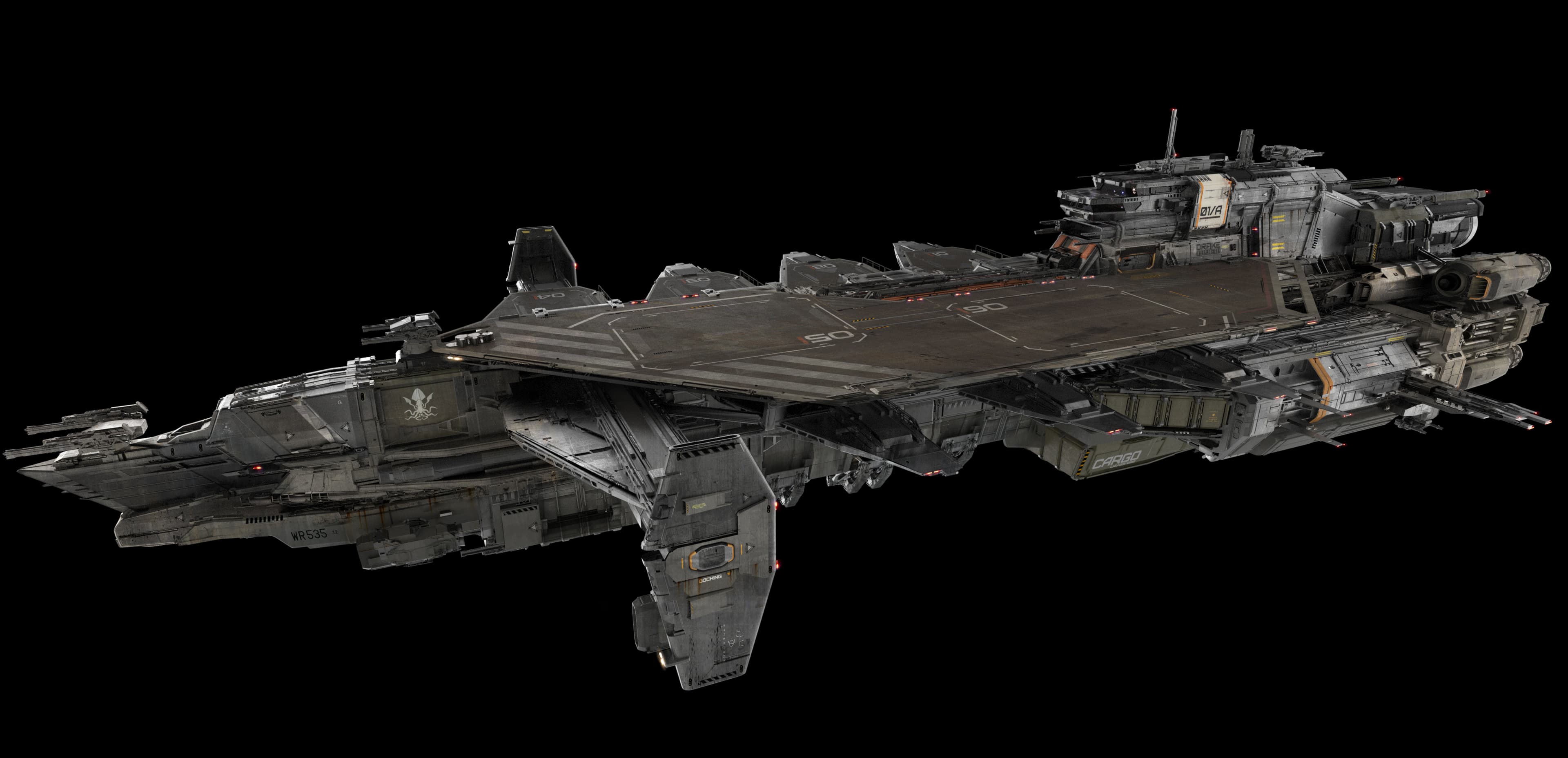 Just realized that there is an RSI Polaris in the Kraken concept art : r/ starcitizen