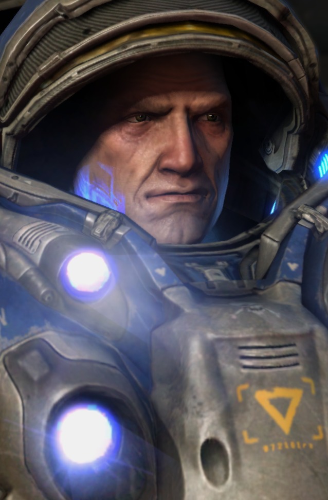 starcraft marine portrait