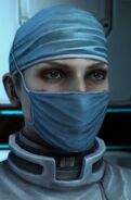 StarCraft II portrait of a female terran scientist