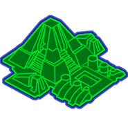 Remastered building wireframe