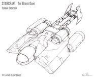 Concept art of the dropship model.