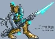 Protoss lancer