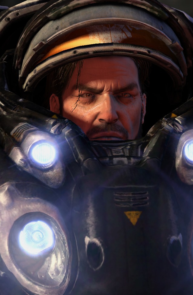 starcraft marine portrait