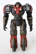 Red "War Pig" marine figure