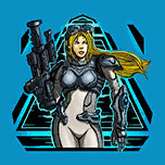 Cartoon Nova StarCraft II Veteran