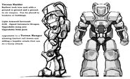 Concept art for the raider