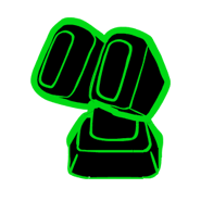 Cartooned building wireframe