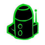 Cartooned building wireframe