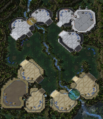 Waterfall SC2 Map1