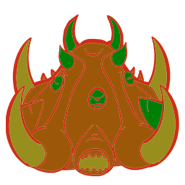 Cartooned building wireframe