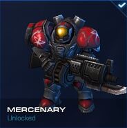 Mercenary marine skin