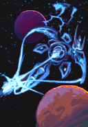 Void Ray Pixel Signature Art