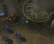 Zeratul finds the Void Seeker destroyed