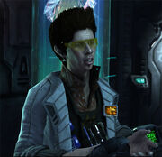 Stetmann in the Hyperion's laboratory