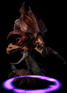 Hydralisk on the campaign select screen in StarCraft: Remastered