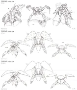 Concept art of the queen model.
