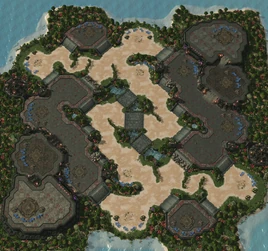 Tropical Sacrifice SC2 Map1