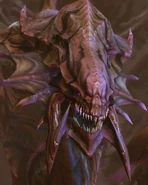 Retrato de hidralisco de la Colonia Leviatán