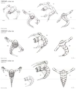 Concept art of the scourge model.