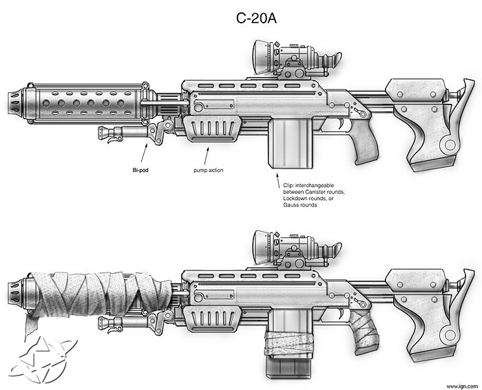 c 10 canister rifle