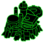 Remastered building wireframe