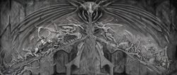 A mural representation of the prophecy