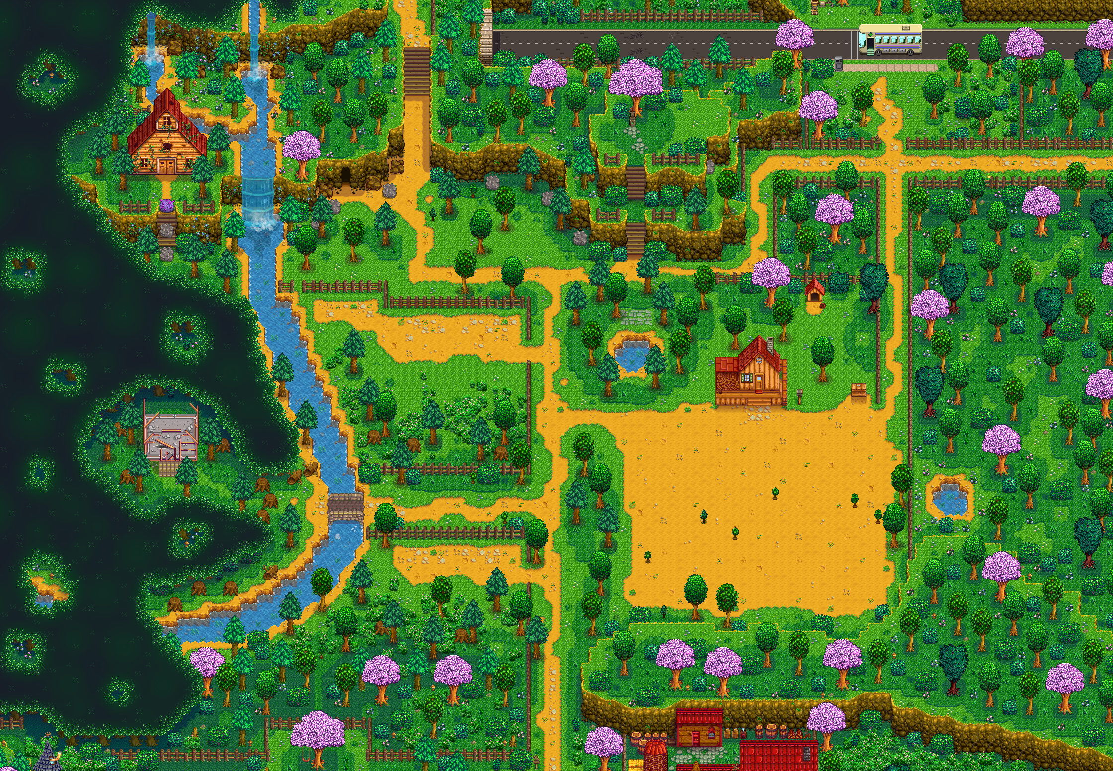 Stardew Valley Expanded Farm Map Grandpa's Farm | Stardew Valley Expanded Wiki | Fandom