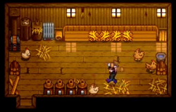 Stardew Valley, Screenshot, Gebäude, Hühnerstall