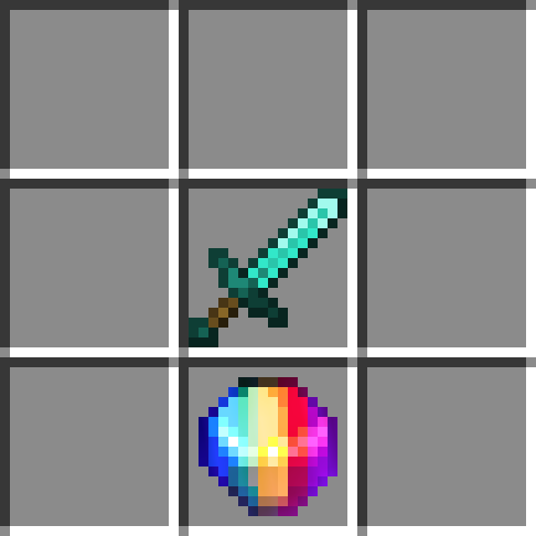 rainbow loom minecraft sword