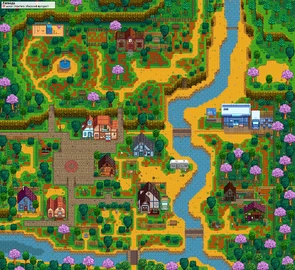 Місця у місті Пелікан, де можуть з'являтися  предмети