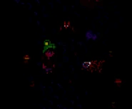 Действие дебаффа "Тьма"