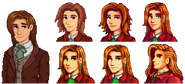 Elliot's look has changed over the course of development.