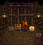 A picture of Dwarf and surroundings in the mine.