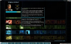 Story points in the character screen