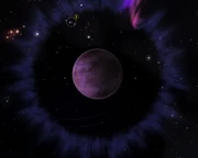 The Ziggurat orbiting the Alpha Site