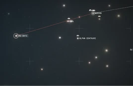 Tau Ceti starmap