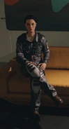 Lieutenant Messina sitting in her office.