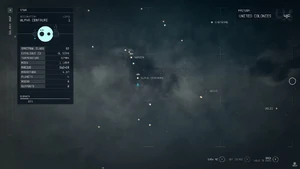 Część Zasiedlonych Układów widoczna na .