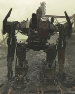 A Mech on Niira, remaining after the Battle of Niira.