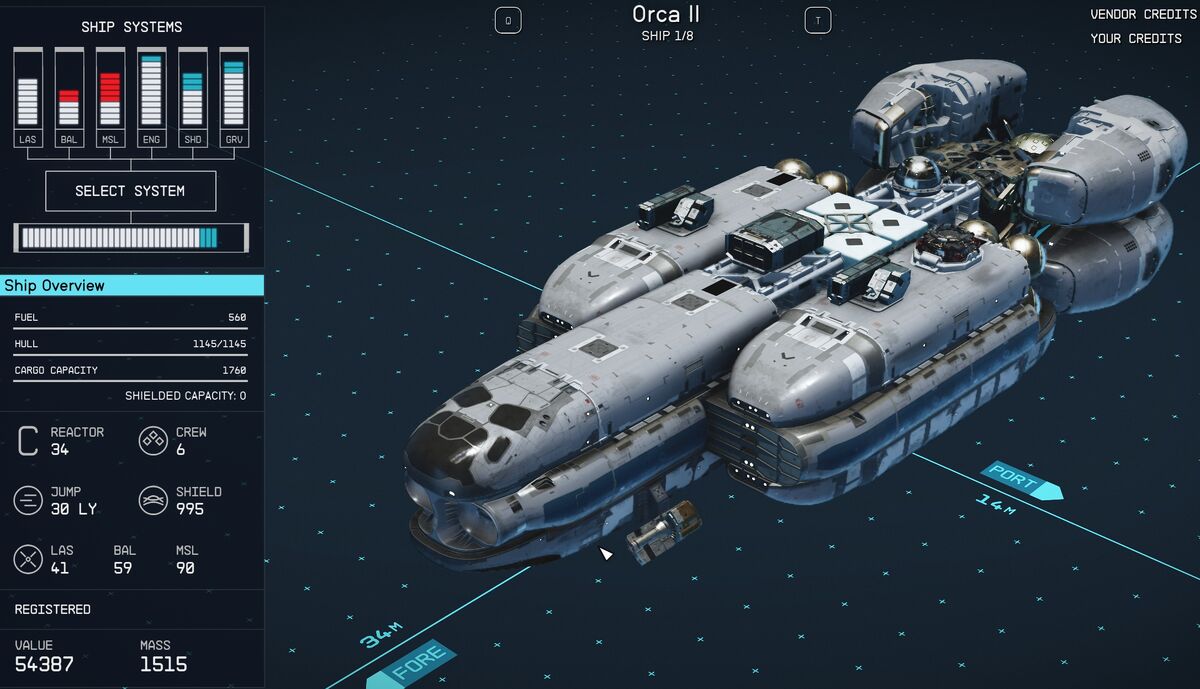 Orca II | Starfield Wiki | Fandom