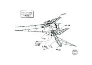 Concept art of the Light Arwing from Star Fox 2