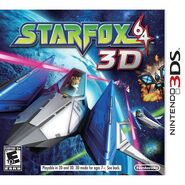 Box art norteamericano de la caja de Star Fox 64 3D