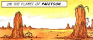 Papetoon's depiction in the Nintendo Power comics.